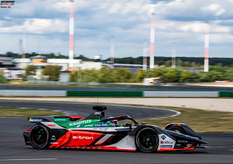 Rene Rast beim Test auf dem Lausitzring