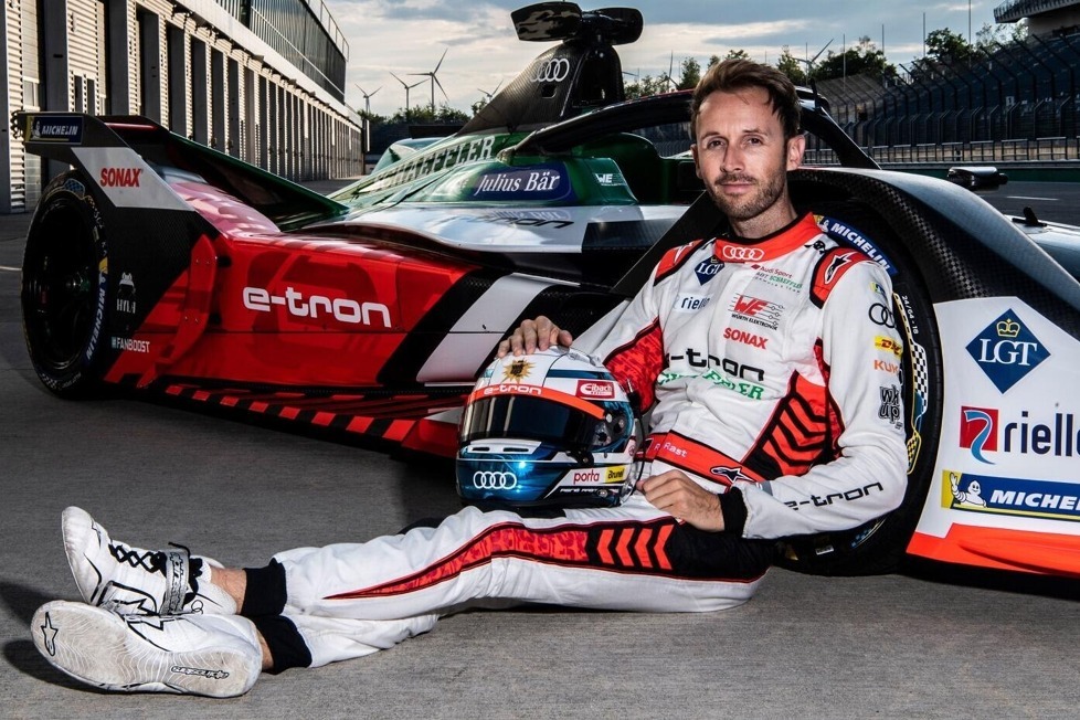 Auf dem Lausitzring fuhr DTM-Champion Rene Rast zum ersten Mal den Formel-E-Boliden von Audi