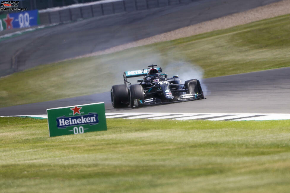 Lewis Hamilton (1): Sein Dreher in Q2 hatte keine Auswirkungen, der Rest war wieder maximal souverän. Hamilton führte jede einzelne Runde und sah wie der sichere Sieger aus, als sein Reifen platzte. Wie er das Auto noch ins Ziel schleppte, daran wird man sich auch in vielen Jahren noch erinnern!