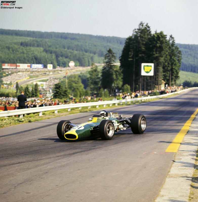 Lotus 49 (1967): Vor dem Einzug von Sponsoren waren Teams aus Großbritannien im 