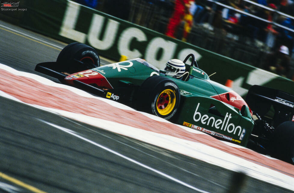 Alfa Romeo 185T (1985): Benetton sorgte in den 1980er-Jahren zunächst bei Tyrrell und bei Alfa Romeo für grüne Lackierungen, bevor man 1986 Toleman kaufte und ein eigenes Team hatte. Hier im Bild der Alfa von Riccardo Patrese von 1985. Es war die vorerst letzte Saison des Alfa-Romeo-Werksteams in der Formel 1.