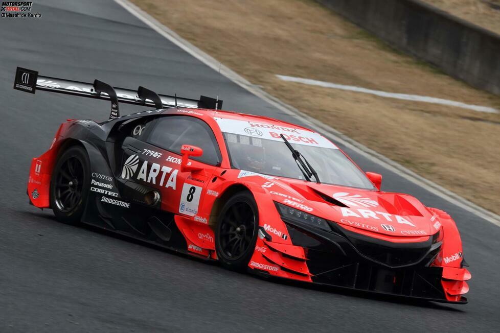 #8 - Autobacs Racing Team Aguri (ARTA) - Tomoki Nojiri/Nirei Fukuzumi - Honda NSX-GT GT500 - Bridgestone