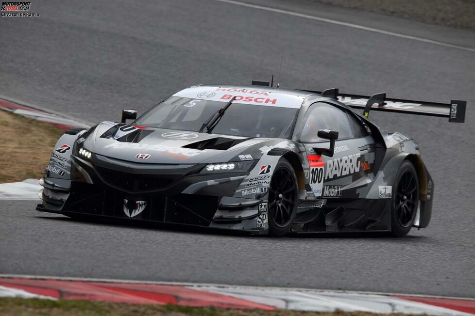#100 - Team Kunimitsu - Naoki Yamamoto/Tadasuke Makino - Honda NSX-GT GT500 - Bridgestone