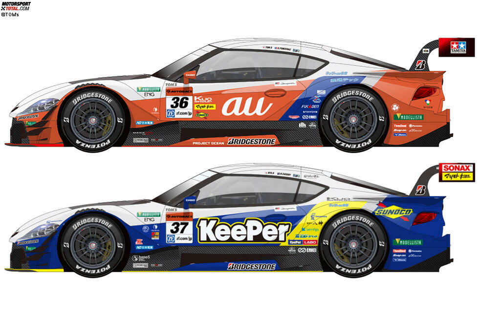 #36 - TGR Team au Tom's - Sacha Fenestraz/Yuhi Sekiguchi - Toyota GR Supra GT500 - Bridgestone