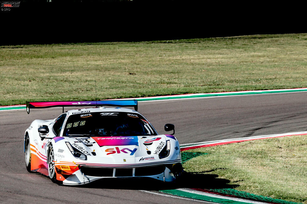 GTWC Europe Gesamt Fahrer Pro-Am Cup: Eddie Cheever III./Chris Froggatt (Ferrari 488 GT3)