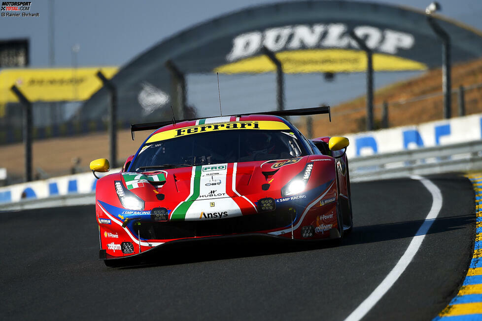 P4 LMGTE Pro: AF-Corse-Ferrari #71 (Rigon/Molina/Bird) - 3:51.988 Minuten