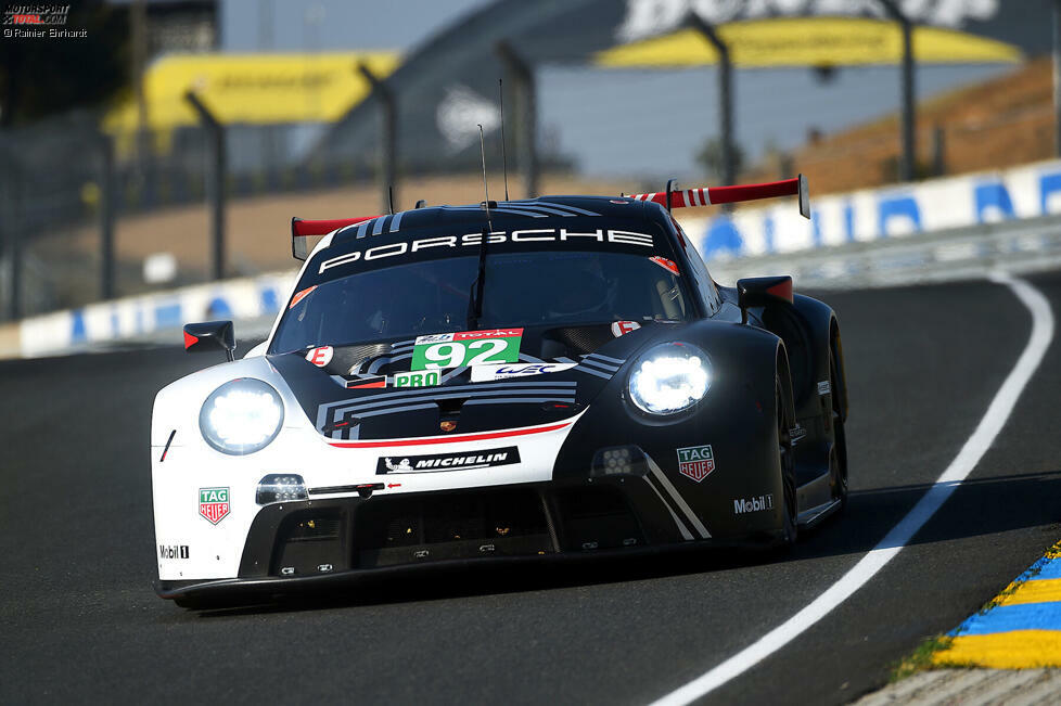 P6 LMGTE Pro: Porsche #92 (Christensen/Estre/Vanthoor) - 3:52.142 Minuten