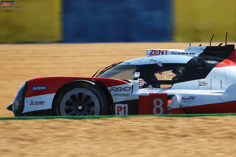 P2 LMP1: Toyota #8 (Buemi/Nakajima/Hartley) - 3:17.336 Minuten