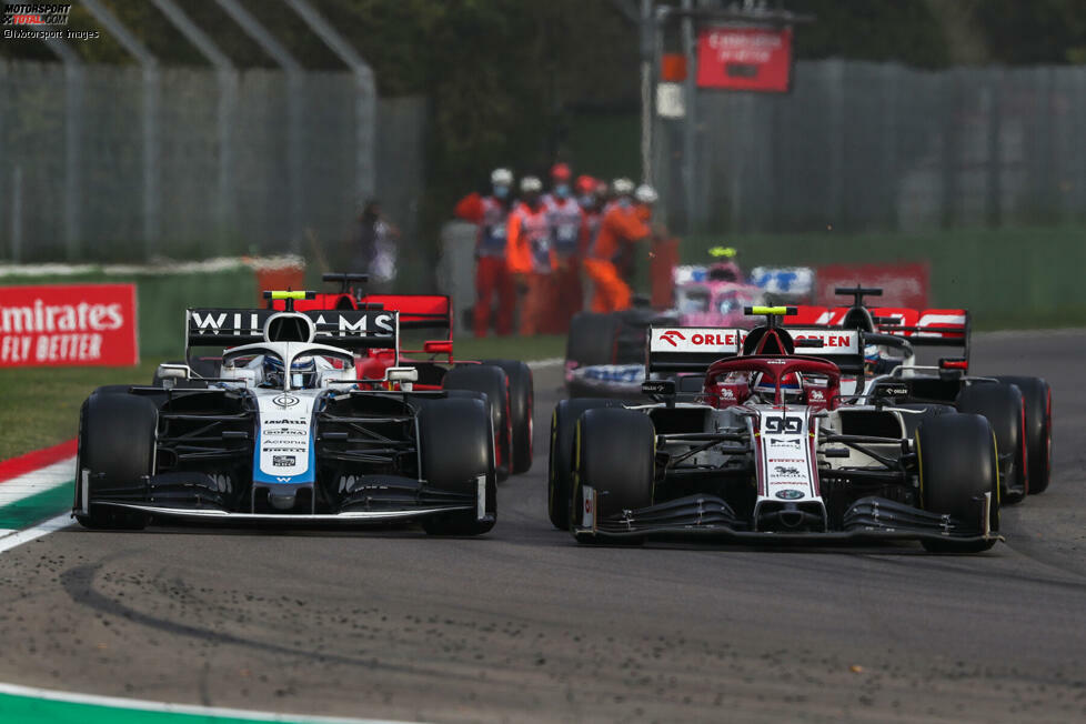 Nicholas Latifi (3): Auch hier gingen die Meinungen in der Redaktion auseinander, am Ende haben wir uns auf eine 3 geeinigt. Positiv: Bereits zum dritten Mal in dieser Saison Elfter und nur knapp an den Punkten vorbei. Negativ: In Qualifying und Rennen weiterhin klar langsamer als der Teamkollege. Zumindest aber im Ziel ...