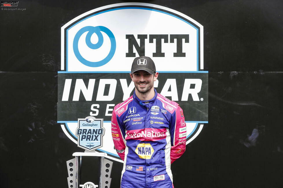 Alexander Rossi (aktiv): 8 Siege (erster Sieg: Indianapolis 2016 - letzter Sieg: Indianapolis-Rundkurs 2022)