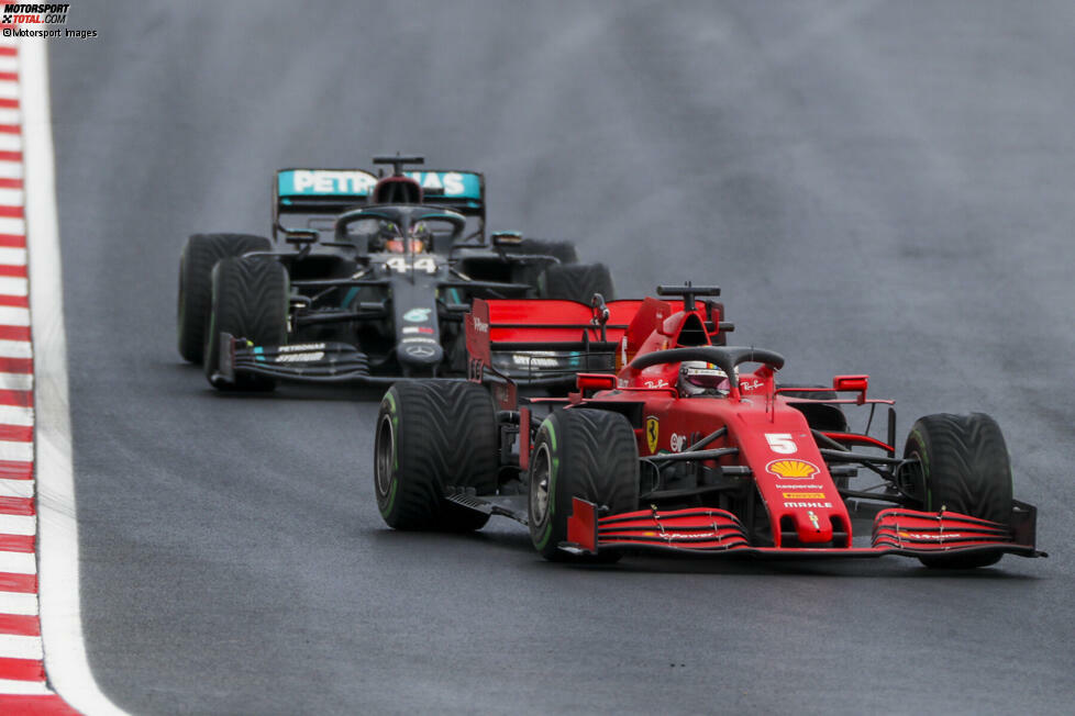 Sebastian Vettel (1): Vor allem zu Beginn des Rennens hatte man das Gefühl, dass das endlich wieder der 