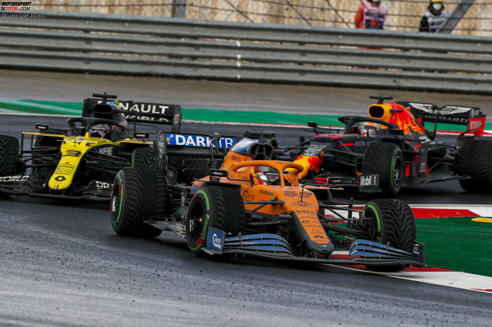 Carlos Sainz (2): Ein starkes Rennen und mit P5 am Ende wohl das Maximum herausgeholt. Trotzdem ziehen wir ihm (wie auch schon dem Teamkollegen) etwas für die unnötige Strafe im Qualifying ab. Damit hat es nicht ganz zur 1 gereicht. Auch deshalb nicht, weil drei andere Piloten einfach noch etwas besser waren ...