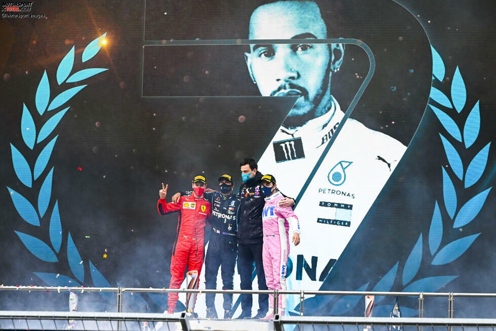 Lewis Hamilton (1): Kleine Abzüge gibt es für das Qualifying und die durchwachsene erste Runde. Das alles wiegt die zweite Rennhälfte jedoch mehr als auf. Steckte lange hinter Vettel fest, verlor aber nie die Nerven und wartete geduldig auf seine Chance. Im Ziel dann mehr als 30 Sekunden Vorsprung auf den Rest der Welt. Weltmeisterlich!