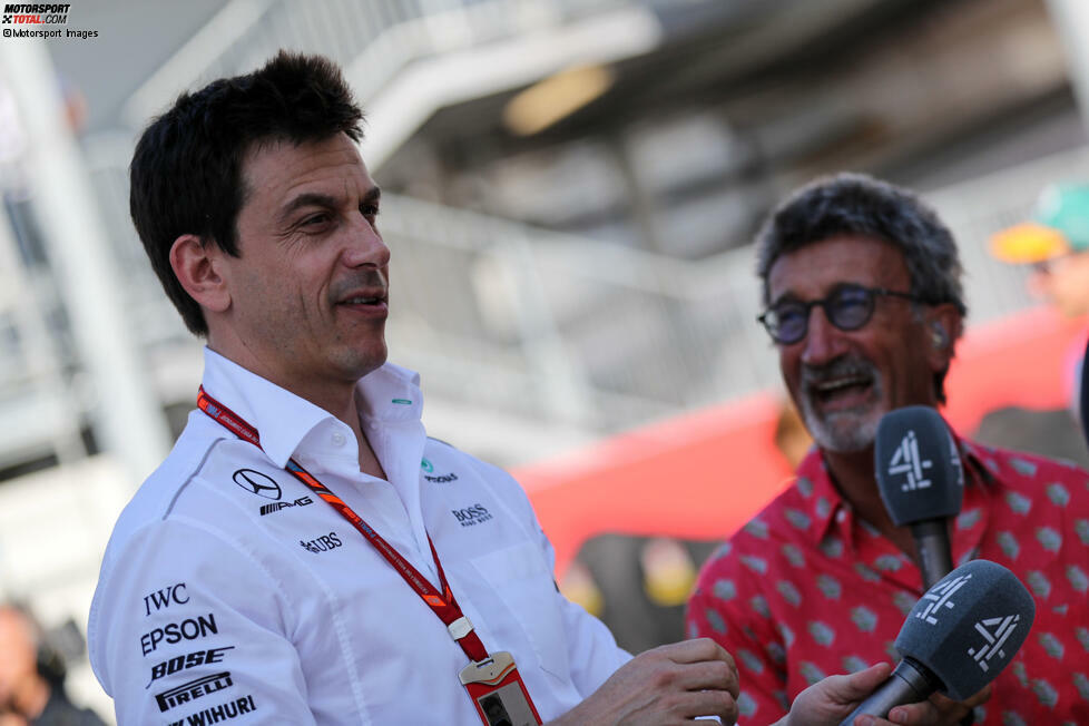 ... Mercedes-Sportchef Toto Wolff ernste Töne anschlägt und Jordan für 