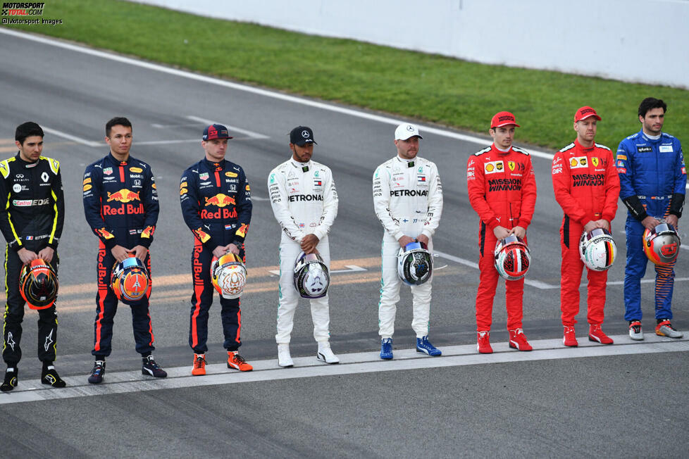 ... bleibt alles, wie es ist: Hamilton bei Mercedes, Vettel bei Ferrari, Verstappen bei Red Bull.