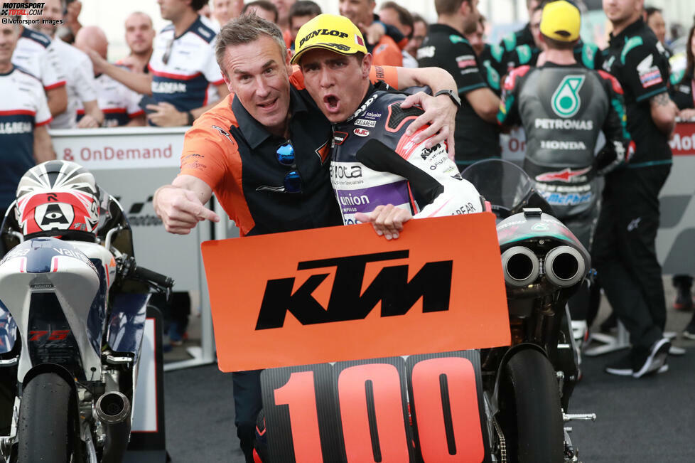 Er erzielte den 100. Sieg für KTM: Albert Arenas triumphierte beim Saisonauftakt 2020 in Katar. Es war sein insgesamt vierter Sieg.