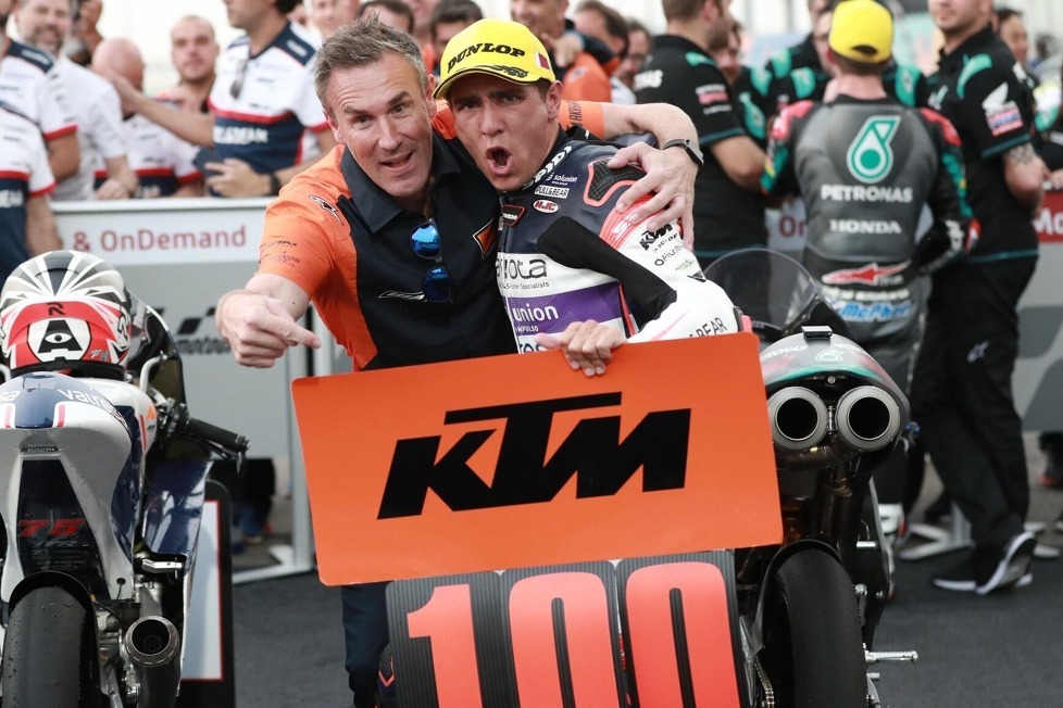 Beim Großen Preis von Katar 2020 sicherte Albert Arenas KTM den 100. Sieg in der Motorrad-WM - Wer sonst nur zu diesem Meilenstein beigetragen hat