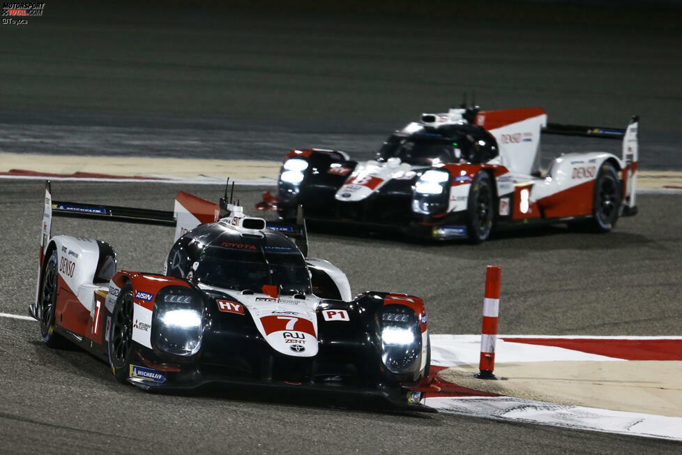 Toyota schickt zwei TS050 Hybrid ins Rennen. Das Auto mit der Startnummer 7 fahren Mike Conway, Kamui Kobayashi und Jose Maria Lopez. Im Auto mit der Startnummer 8 sitzen Sebastien Buemi, Kazuki Nakajima und Brendon Hartley.