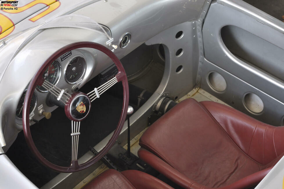 Ob wie hier im Porsche 550 Spyder von 1954 ...