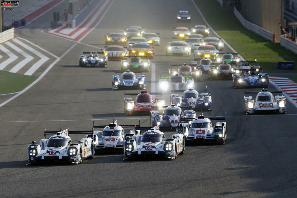 17,5: Alleine in den Rennen fuhren WEC-LMP1-Fahrzeuge 17,5 Mal um den Globus. Insgesamt wurden 711.158 Kilometer im Wettbewerb zurückgelegt. Davon entfielen 476.539 auf Europa, 145.978 auf Asien, 69.933 auf Nordamerika und 18.864 auf Südamerika