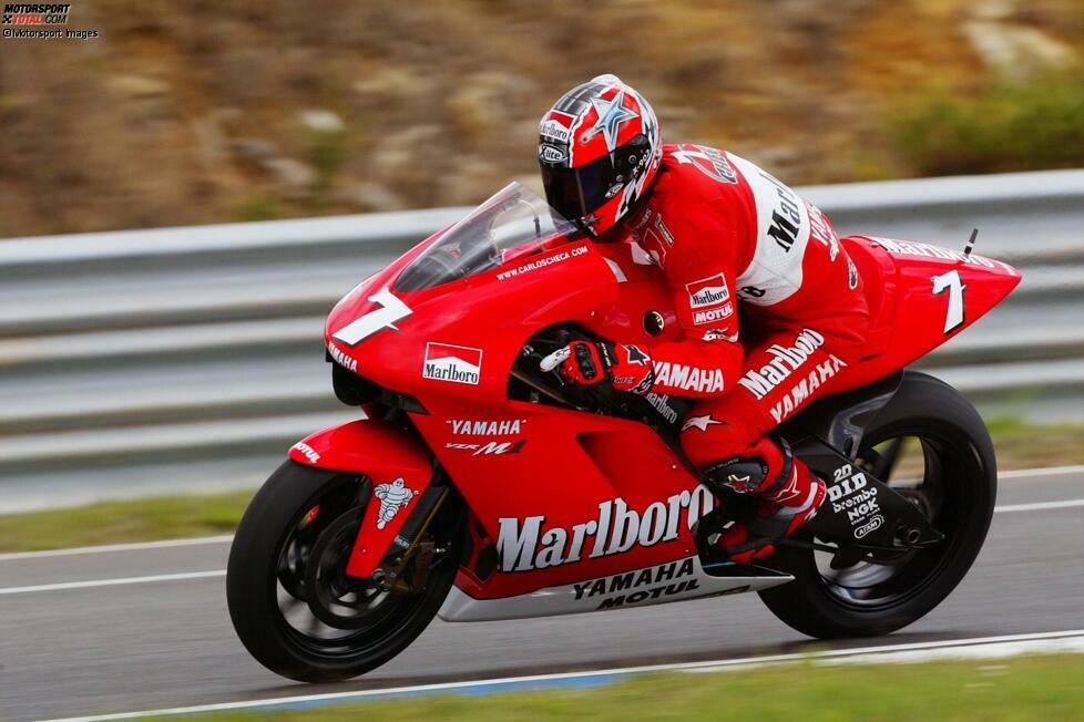 Carlos Checa blickt auf eine lange Karriere in der Motorrad-WM zurück, die von 1993 bis 2007 reicht. Einen Titel gewinnt er nicht, er wird aber 2011 Superbike-Weltmeister.