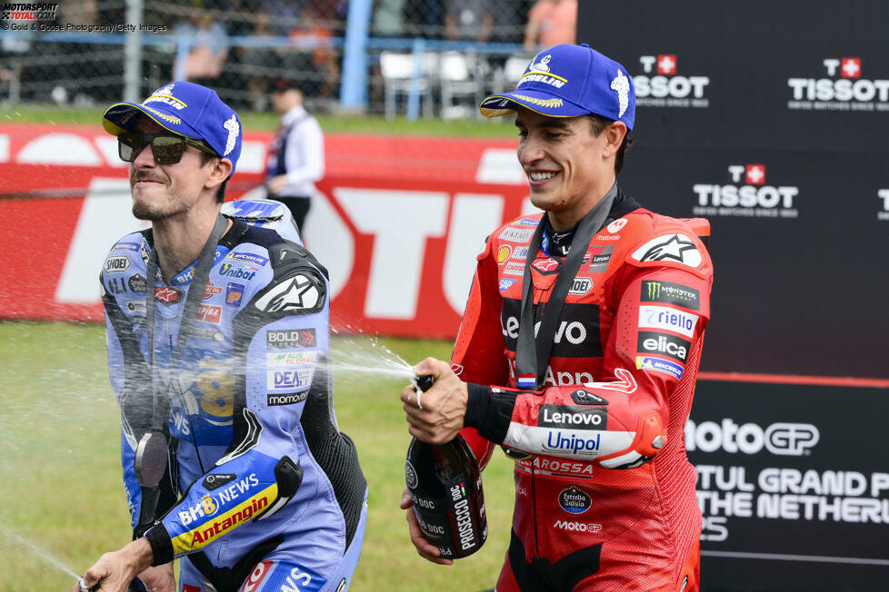 Nicht nur Marc Marquez präsentiert sich 2025 stark, auch Alex Marquez dreht auf und fährt seine bisher beste MotoGP-Saison. Im WM-Kampf ist er auf der Vorjahresducati erster Verfolger seines Bruders.