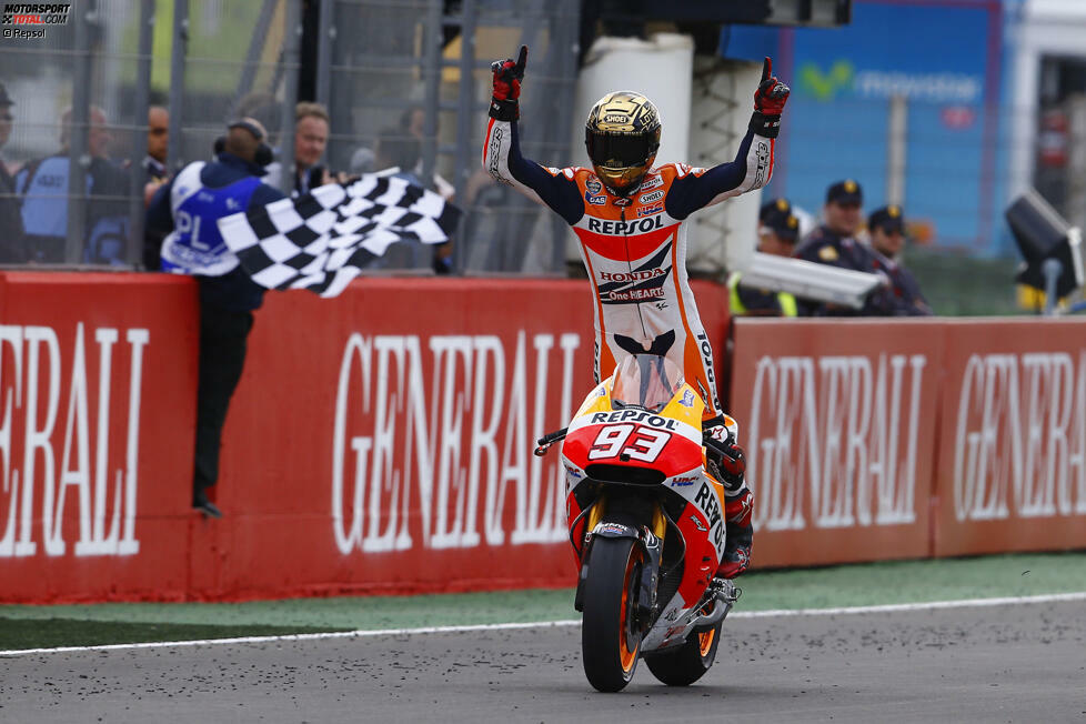 362 Punkte: Marc Marquez 2014 (MotoGP); 80,44 Prozent der möglichen Punkte bei 18 Rennen