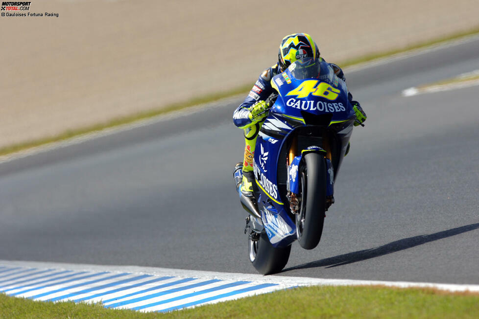 367 Punkte: Valentino Rossi 2005 (MotoGP); 86,35 Prozent der möglichen Punkte bei 17 Rennen