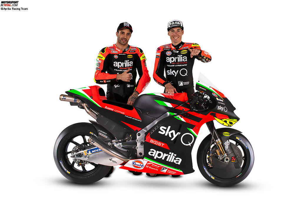 Team: Aprilia Racing Team Gresini;
Fahrer: Andrea Iannone #29, Aleix Espargaro #41