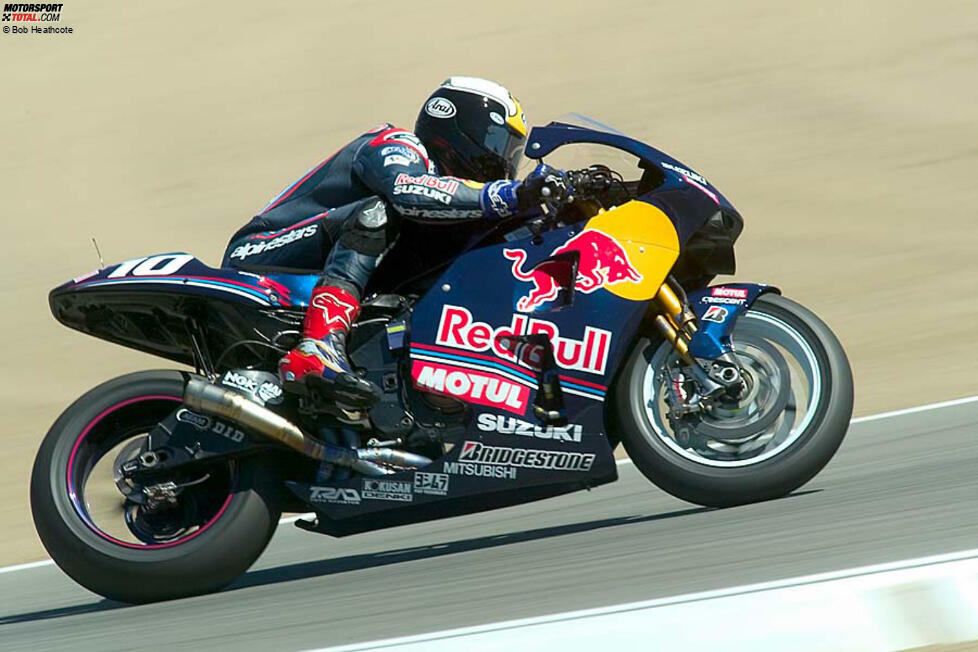 USA-Grand-Prix 2005: Suzuki (John Hopkins und Kenny Roberts jun.)