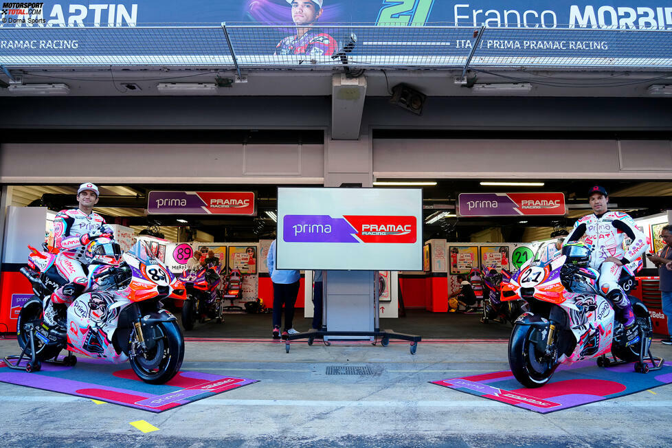 Katalonien-Grand-Prix 2024: Pramac-Ducati (Jorge Martin und Franco Morbidelli)