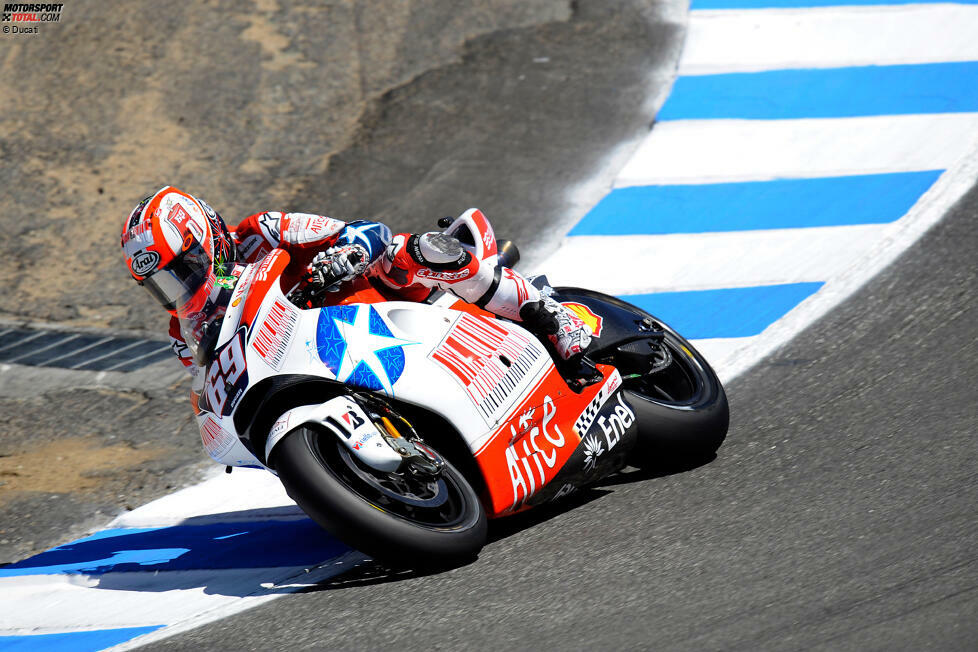 USA-Grand-Prix 2009: Ducati (Nicky Hayden) * dieses Design fuhr Hayden 2009 auch beim Indianapolis-Grand-Prix