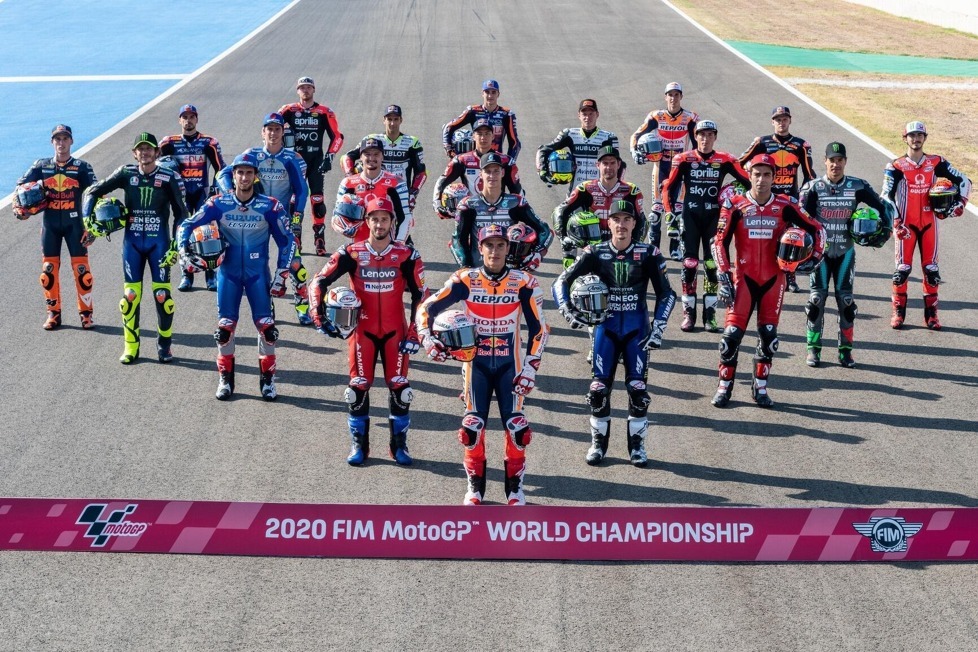 Wer sichert sich in der MotoGP-Saison 2020 den WM-Titel? Sieben Fahrer, darunter Marc Marquez, Valentino Rossi und Maverick Vinales, geben ihre Tipps ab