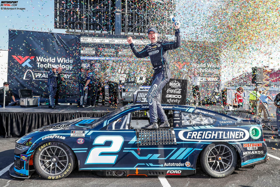 Austin Cindric (aktiv): 2 Siege (erster Sieg: Daytona 2022 - letzter Sieg: St. Louis 2024)