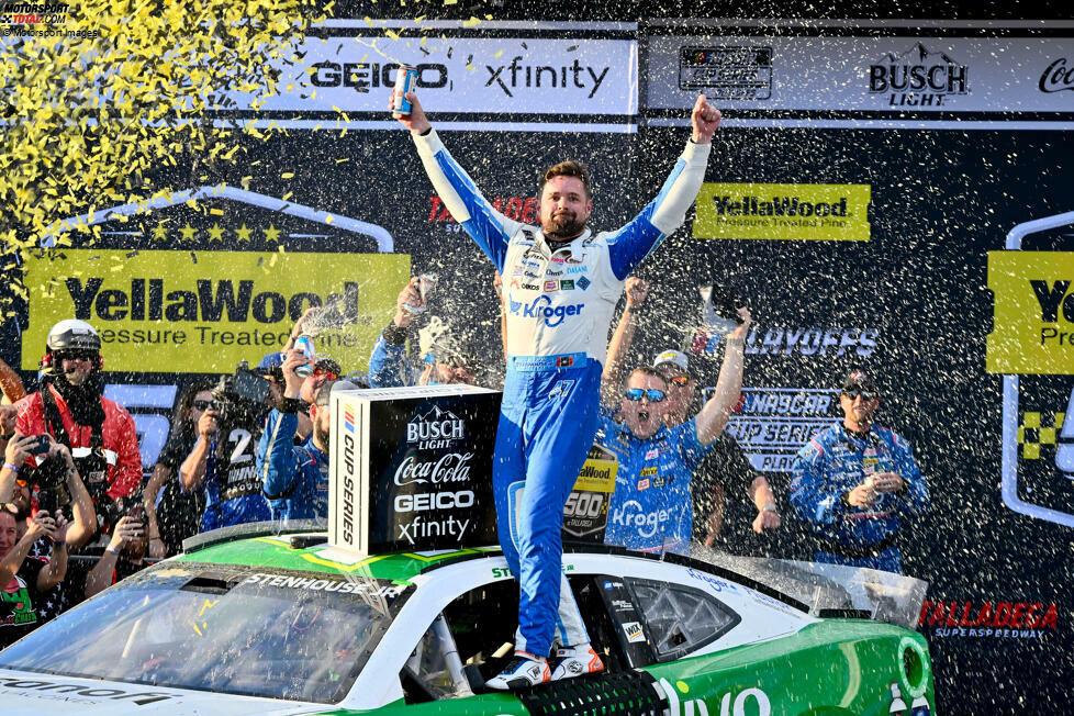 Ricky Stenhouse (aktiv): 4 Siege (erster Sieg: Talladega 2017 - letzter Sieg: Talladega 2024)