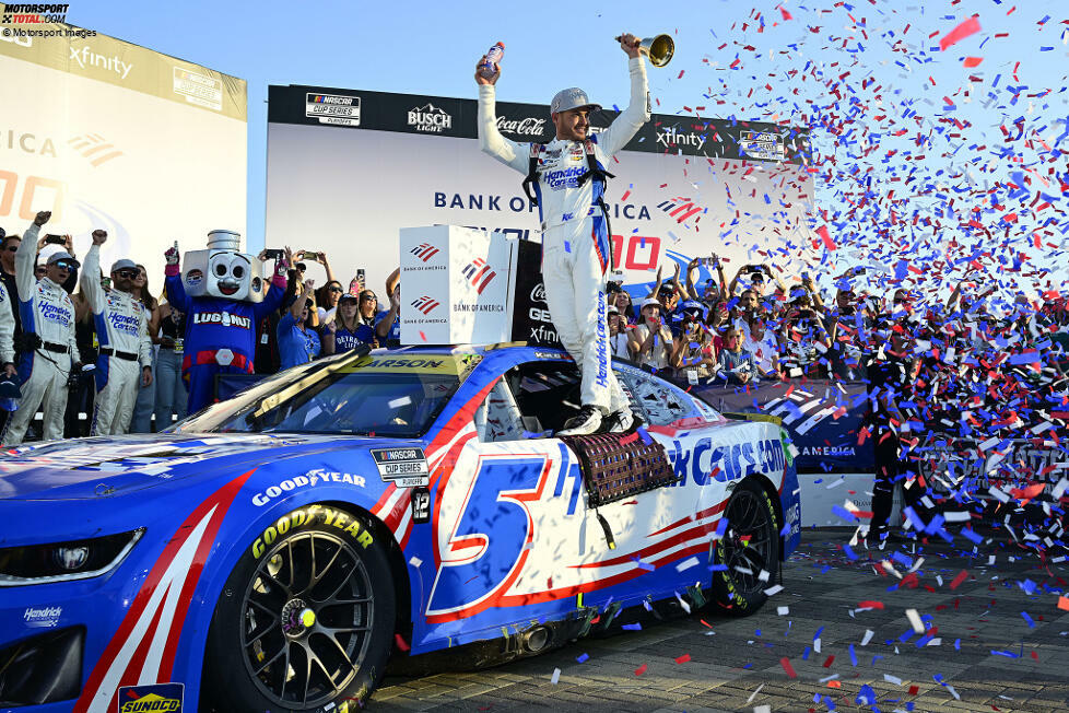 30. Kyle Larson (aktiv): 29 Siege (erster Sieg: Brooklyn 2016 - letzter Sieg: Charlotte-Roval 2024)
