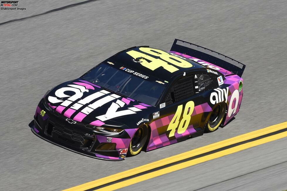 #48: Jimmie Johnson (Hendrick-Chevrolet) - NASCAR-Champion 2006, 2007, 2008, 2009, 2010, 2013, 2016 und Daytona-500-Sieger 2006, 2013