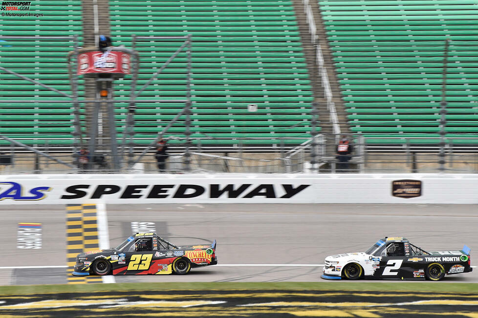 #8: 0,111 Sekunden zwischen Brett Moffitt und Sheldon Creed - Clean Harbors 200 der NASCAR Gander RV & Outdoors Truck Series am 17. Oktober auf dem Kansas Speedway in Kansas City