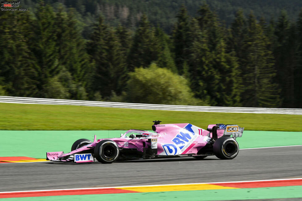 Sergio Perez (3): Platz zehn ist für den Mexikaner natürlich eine Enttäuschung, doch sein Team hat seine Strategie komplett in den Sand gesetzt. Warum man Perez in der Safety-Car-Phase auf seinen Soft-Reifen ließ, weiß wohl nur Racing Point selbst. Das dürfte Punkte gekostet haben.