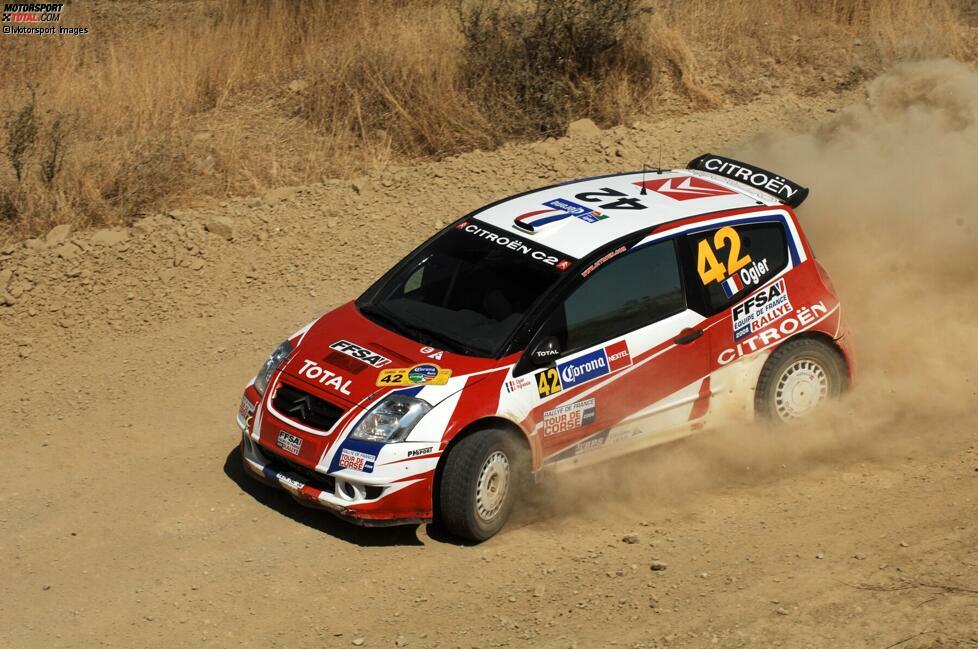 Nach Erfolgen in Frankreich steigt Ogier 2008 mit Unterstützung des nationalen Verbands mit einem Citroen C2 S1600 in der Junior-WM ein - und setzt gleich ein Ausrufezeichen. Bei seinem ersten Start fährt er bei der Rallye Mexiko auf Gesamtrang acht und gewinnt die Junior-Klasse.