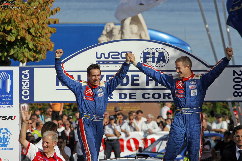 Nach Siegen in Jordanien und Deutschland reicht ihm ein zweiter Platz auf Korsika zum Titelgewinn in der Junior-WM. Seit der ersten Stunde an seiner Seite: Beifahrer Julien Ingrassia.