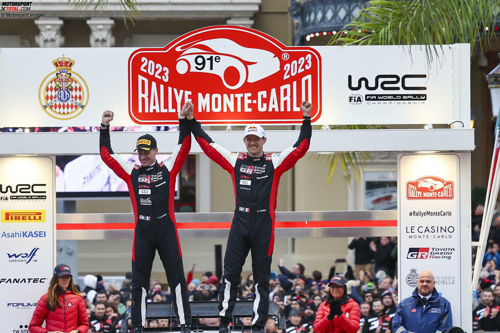 ... anschließend übernimmt Vincent Landais die Navigation. Mit ihm gewinnt Ogier im Januar 2023 zum neunten Mal die Rallye Monte-Carlo und wird damit zum Rekordsieger beim traditionellen WRC-Saisonauftakt.