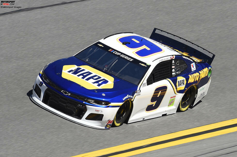 Chase Elliott (Hendrick-Chevrolet): 5000 Punkte - 4 Rennsiege (2 in den Playoffs) - 10 Stage-Siege - Platz 7 bei Ende der Regular-Season