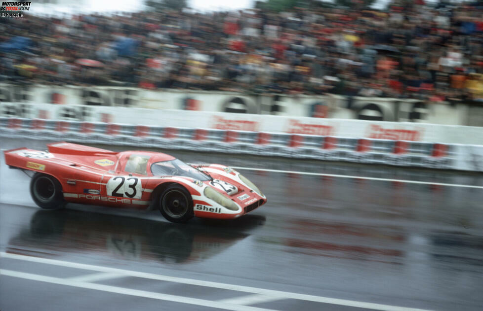 Durchbruch: Le Mans 1970 mit dem Porsche 917 KH (#23).