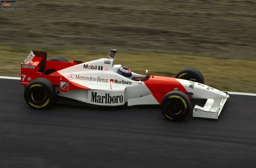 ... McLaren, das im rot-weißen Marlboro-Look vor allem in den 1980er- und frühen 1990er-Jahren zur Formel-1-Großmacht avanciert, aber ...