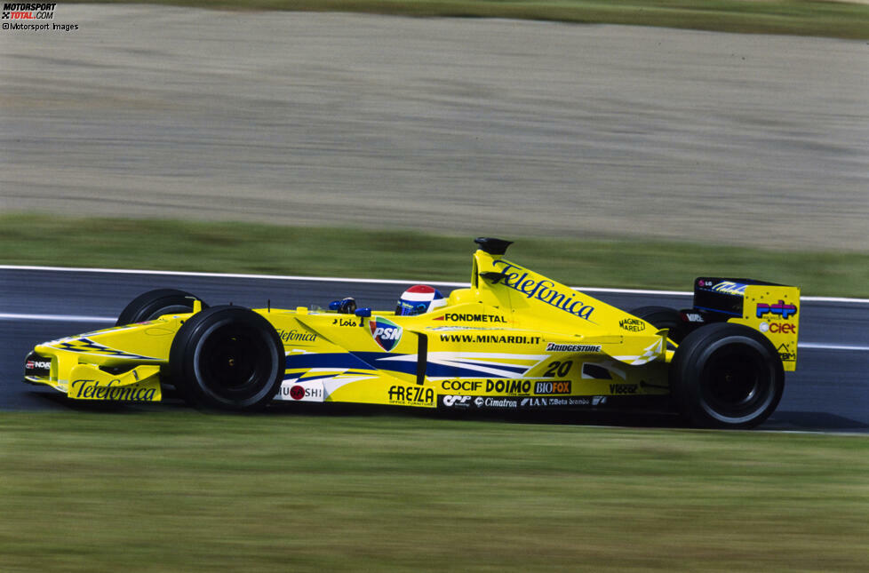 ... ist Minardi zu Beginn der 2000er-Jahre unterwegs, bleibt aber ab 2001 ...