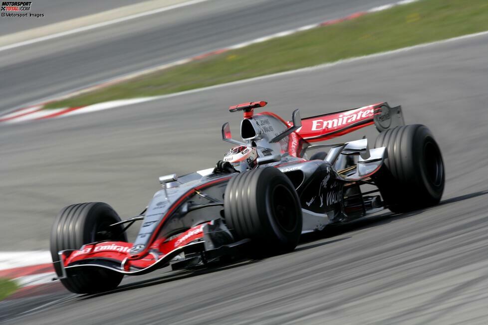 10. Grand Prix von Europa 2006, Nürburgring (McLaren, P4): Auf den ersten Blick ist dies kein bemerkenswertes Rennen. Räikkönen beendet die erste Runde auf P5, wo er gestartet war. In der vierten Runde überholt er Jenson Button und wird hinter dem Spitzenkampf Fernando Alonso (Renault) gegen die Ferraris Vierter.