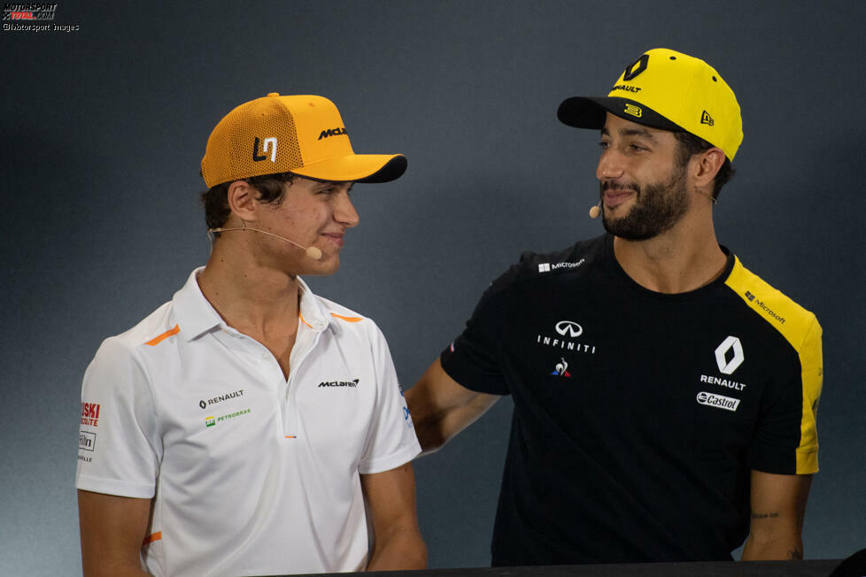 Am 14. Mai 2020 wird bekannt: Ricciardo verweigert eine Renault-Vertragsverlängerung. Er wechselt 2021 zu McLaren, nimmt dort den Platz von Carlos Sainz ein und wird Teamkollege von Lando Norris. Das britische Team setzt große Hoffnungen in den Grand-Prix-Sieger. 