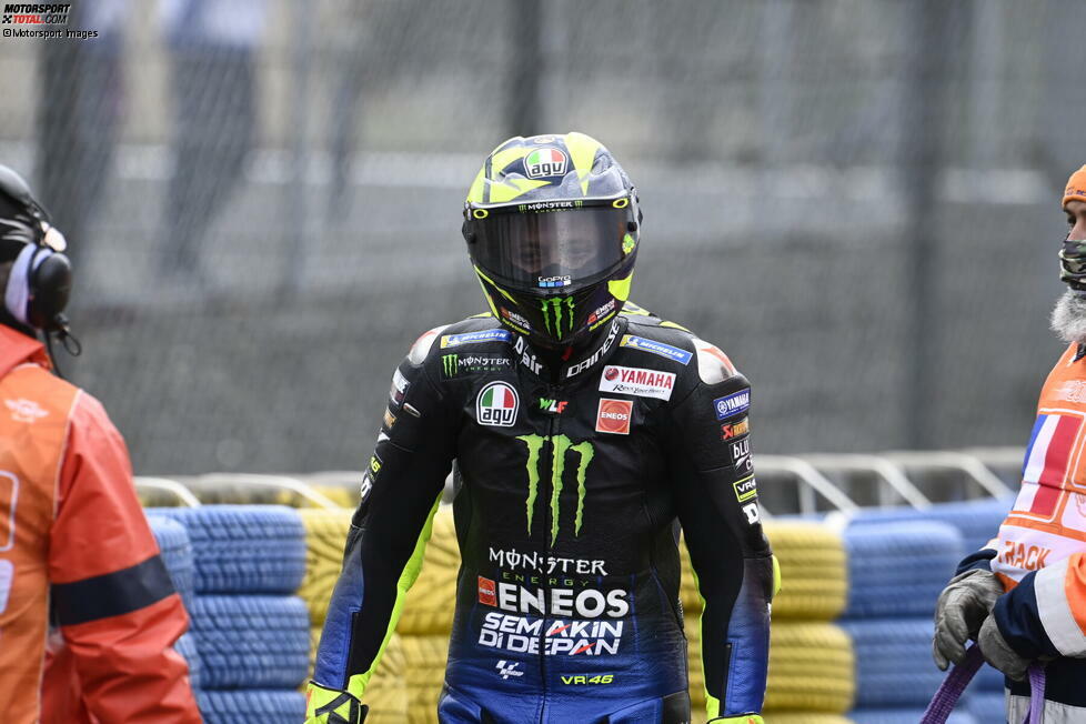 Bereits beim zweiten Heimrennen in Misano und beim Rennen in Barcelona war Rossi durch Stürze ausgeschieden.