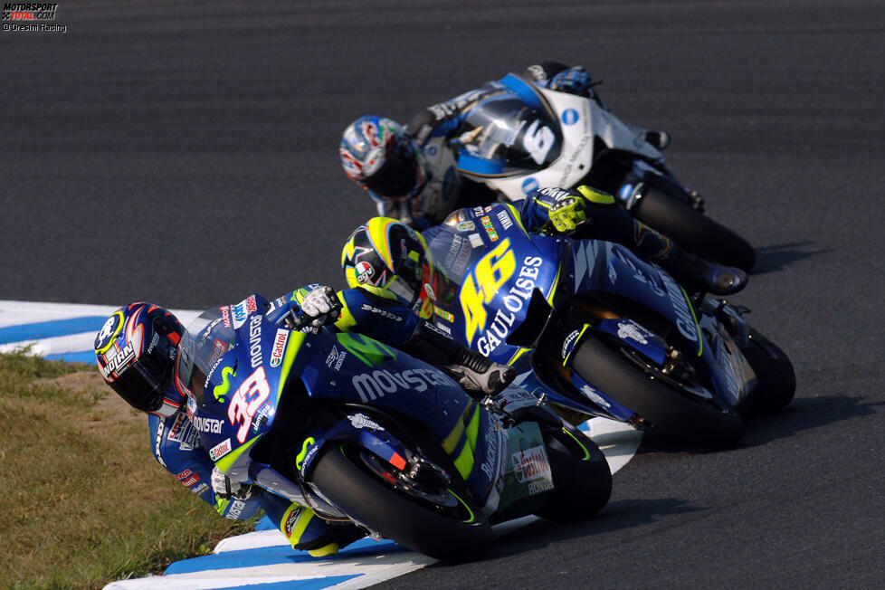 Marco Melandri: Der 250er-Weltmeister von 2002 unterlag Rossi im Titelduell 2005. Später wechselte er in die WSBK, 2019 trat er zurück.